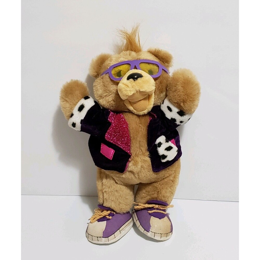 Teddy Grahams Nabisco Plush Teddy Bear Toy Vtg 1990 12" Tall